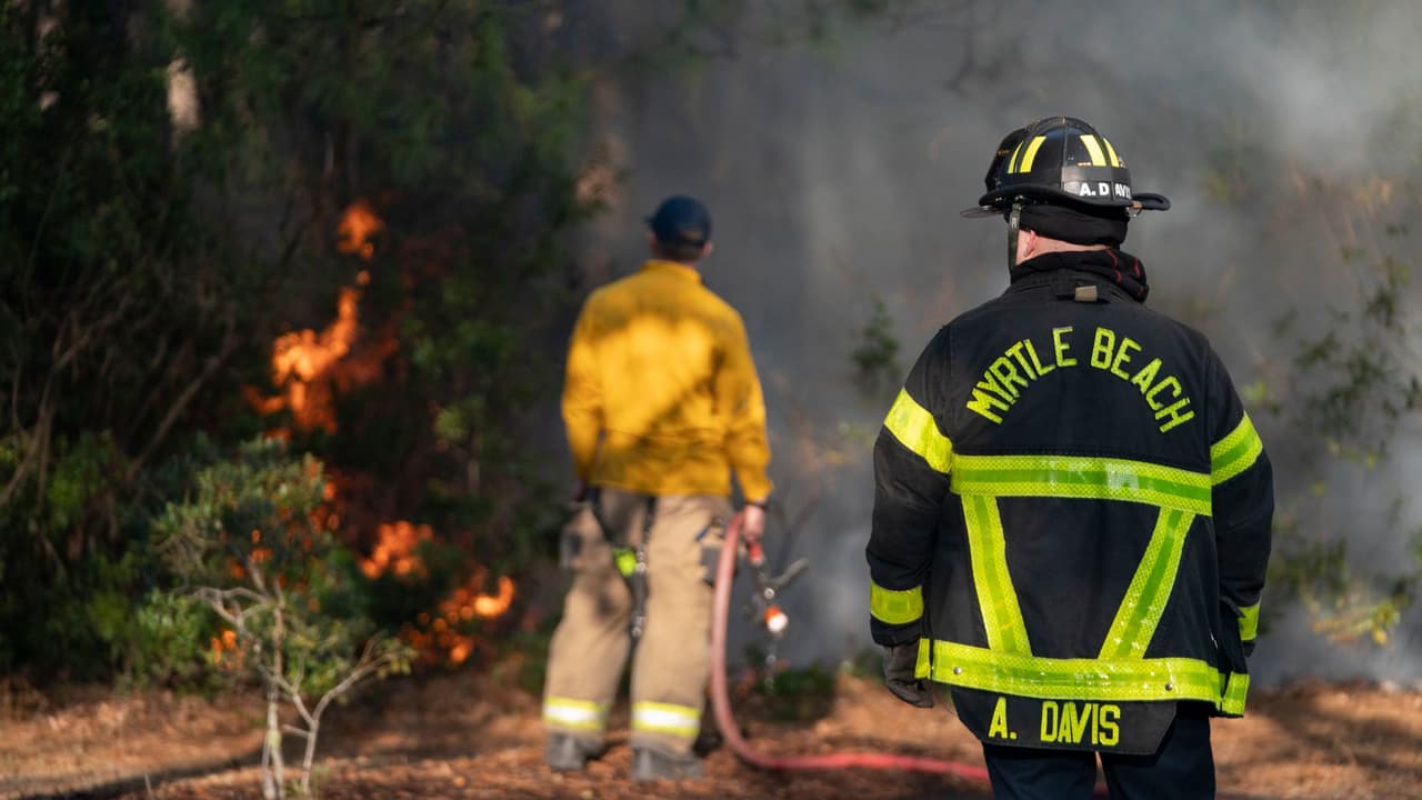 Riesgo de incendios en Carolina del Sur y Carolina del Norte se mantiene alto mientras se combaten fuegos activos
