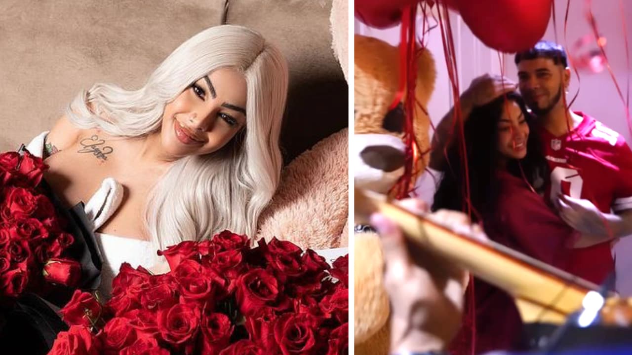 Yailin recibió una sorpresa similar en San Valentín 2022 por parte de Anuel, ¿también fue él este año?