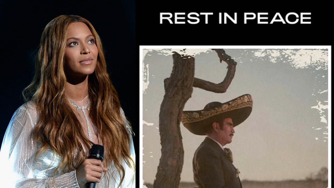 La artista internacional 
<b>Beyoncé Knowles</b>, se expresó a través de su pagina de internet oficial compartiendo un mensaje con la foto de Vicente y el mensaje 'Descanse en paz'