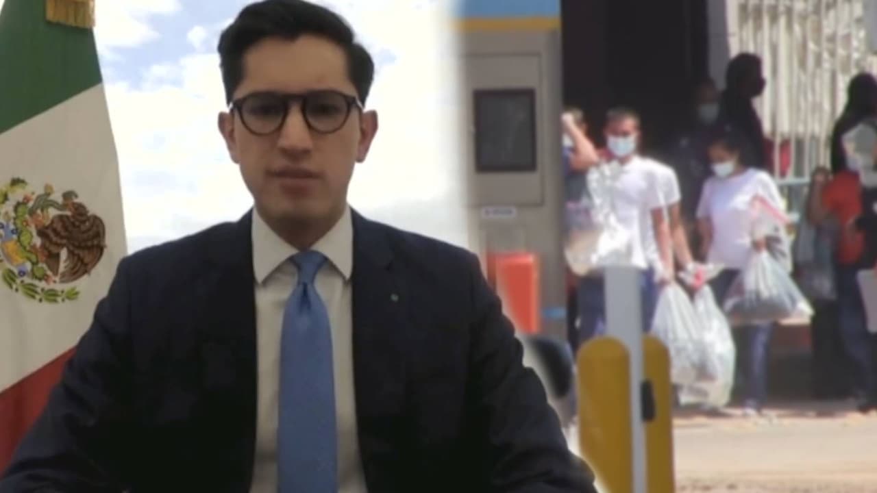 “En el animo de responder en forma humanitaria, México empezará un dialogo para evaluar los escenarios en flujo migratorio”, dijo 
<a href="https://twitter.com/SRE_mx/status/1430692916486459394" target="_blank">Roberto Velasco, jefe de unidad para América del norte SRE. </a>
<br>
