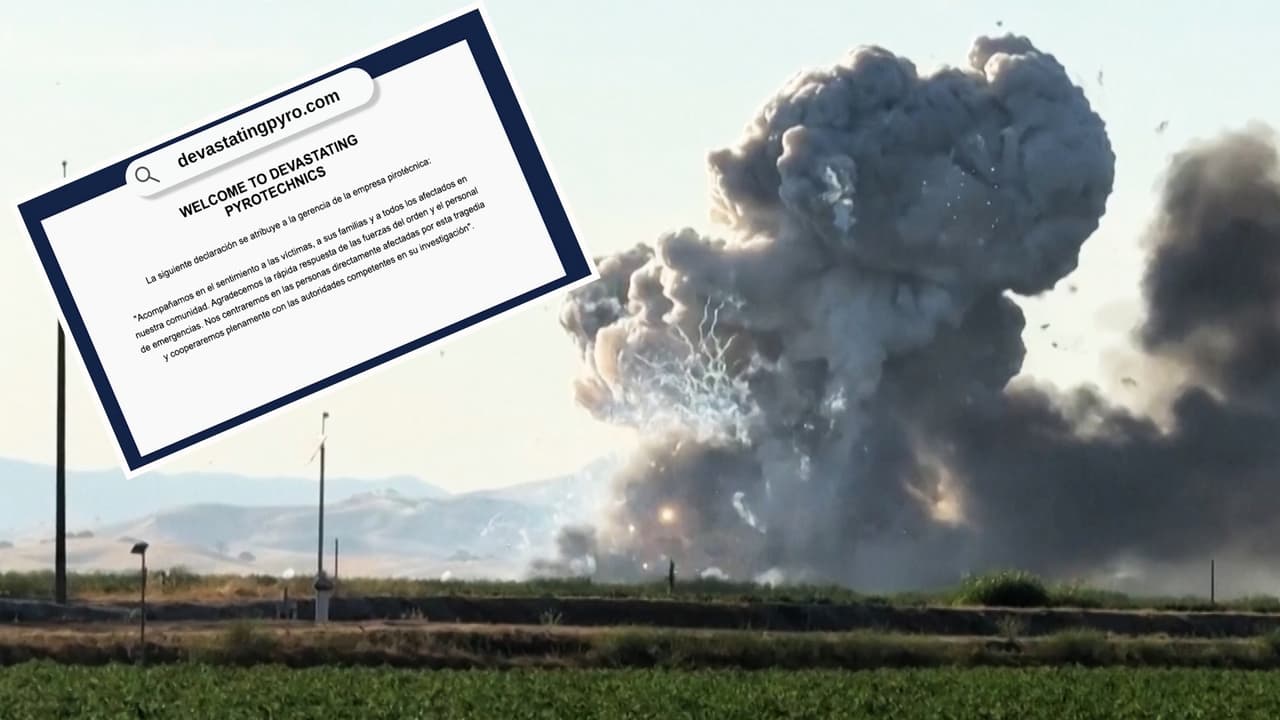 Empresa ‘Devastating Pyrotechnics’ responde tras explosión que dejó 7 desaparecidos en Esparto
