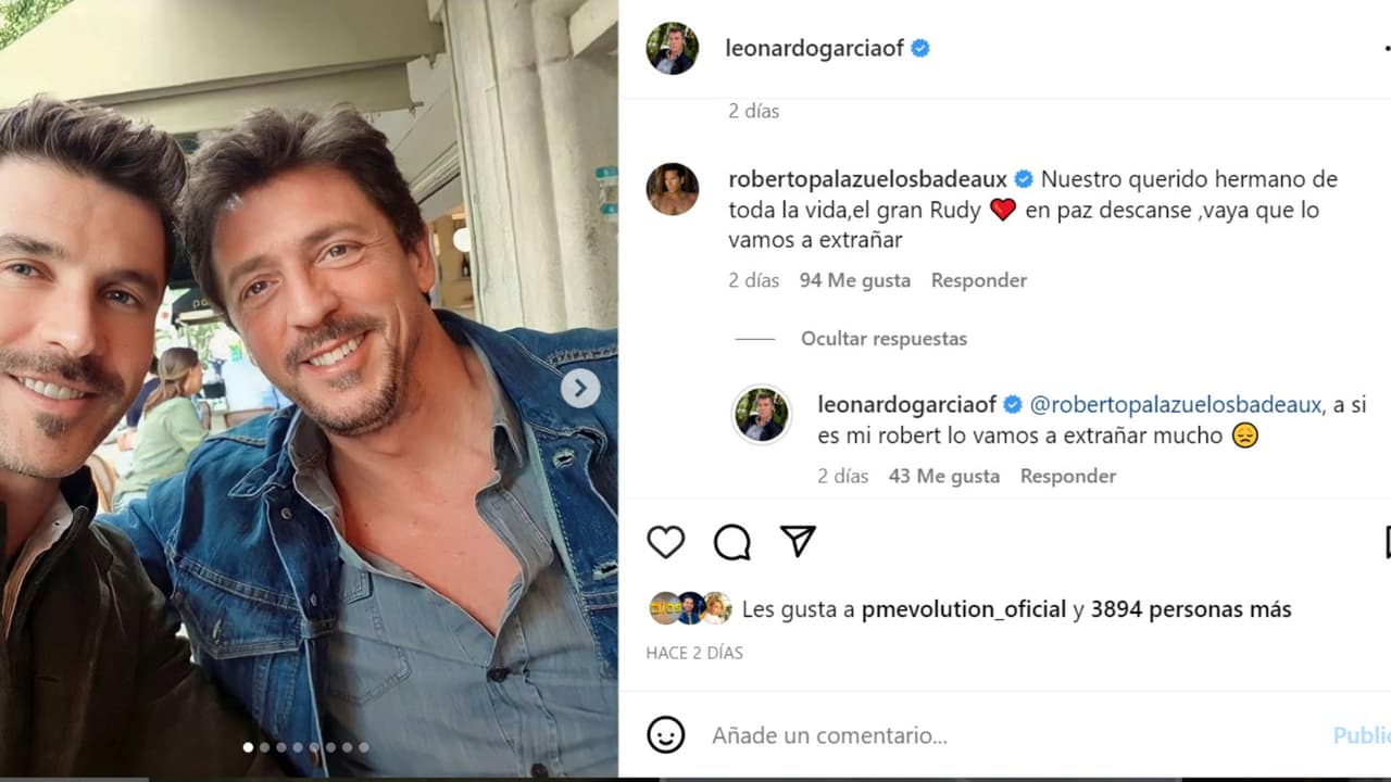Leonardo García lamentó la muerte de su amigo Rodolfo de Anda Jr. el mismo día en que su padre, Andrés García, era internado para una transfusión.