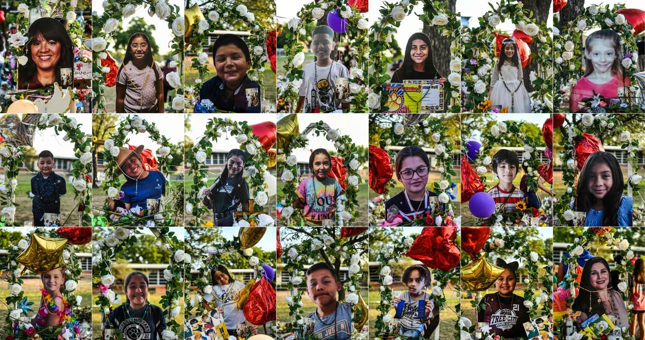 Durante horas de la tarde del 24 de mayo de 2022, Greg Abbott dió una cifra preliminar de la cantidad de víctimas mortales del tiroteo. El 25 de mayo, se informó que 19 niños y dos maestras fueron asesinadas. 
<a href="https://www.univision.com/local/san-antonio-kwex/nombres-fotos-victimas-tiroteo-escuela-primaria-robb-uvalde-texas" target="_blank">Estos son los rostros de cada una de las víctimas.</a>