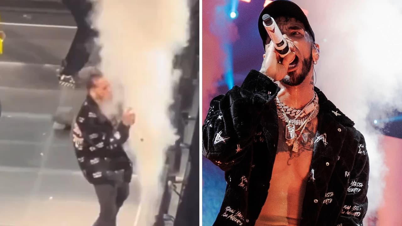 "Se le voló el peluquín": Le dicen a Anuel que usa pelo falso por incidente que sufrió en su show