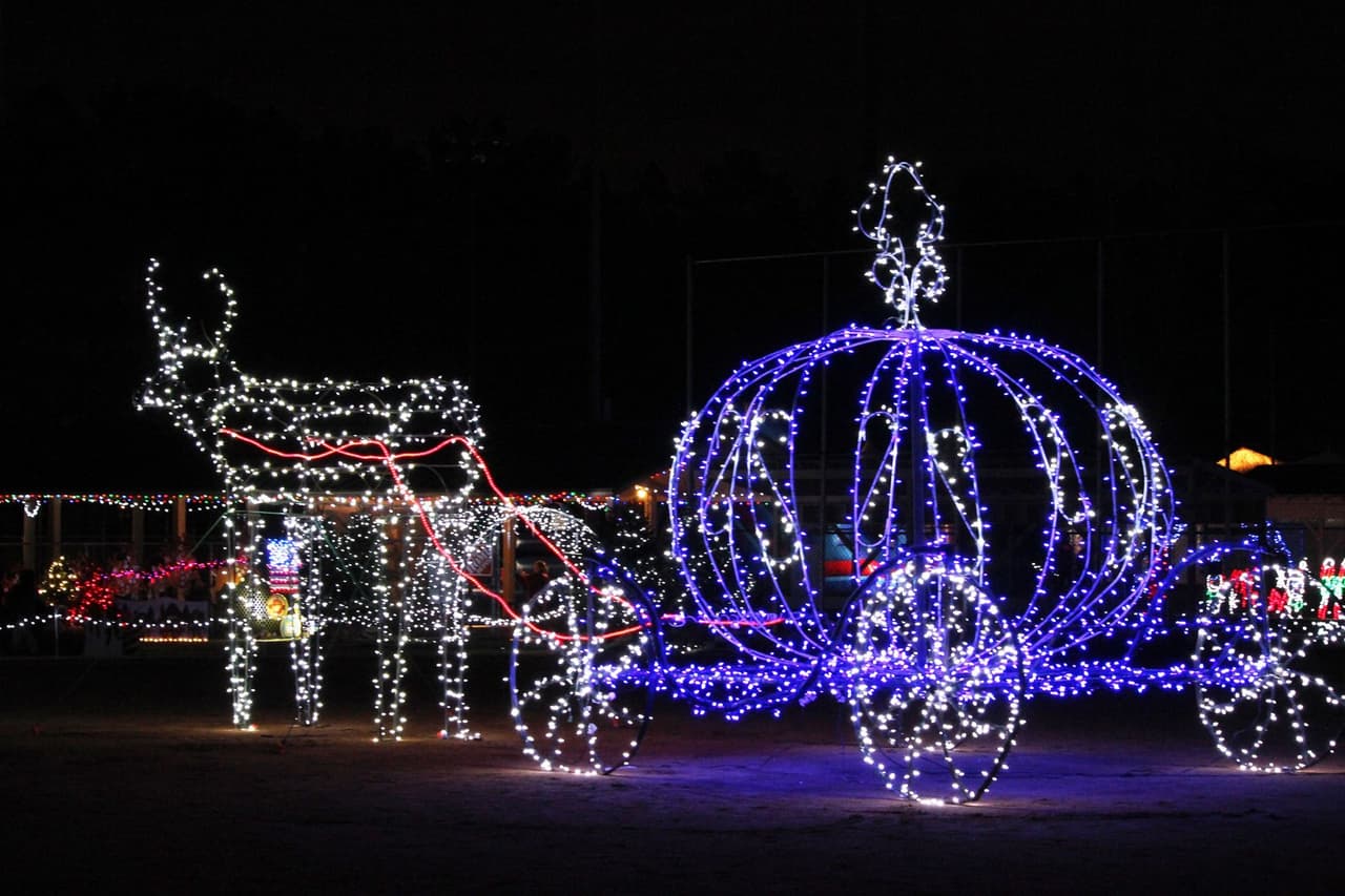 <b>Holiday Lights of Hope</b>
<br>
<b>Fechas</b>: 24 de noviembre al 30 de diciembre
<br>
<b>Lugar</b>: Hobgood Park. 6688 Bells Ferry Rd. Woodstock, GA
<br>
<b>Sitio web</b>: 
<a href="https://holidaylightsofga.com/woodstock">https://holidaylightsofga.com/woodstock</a> 
<br>
<br>Camina a través de una exhibición de más de 2 millones de luces, también habrá ventas, podrás visitar a Santa y más.