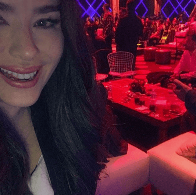 Danna García también disfrutó del exclusivo evento.