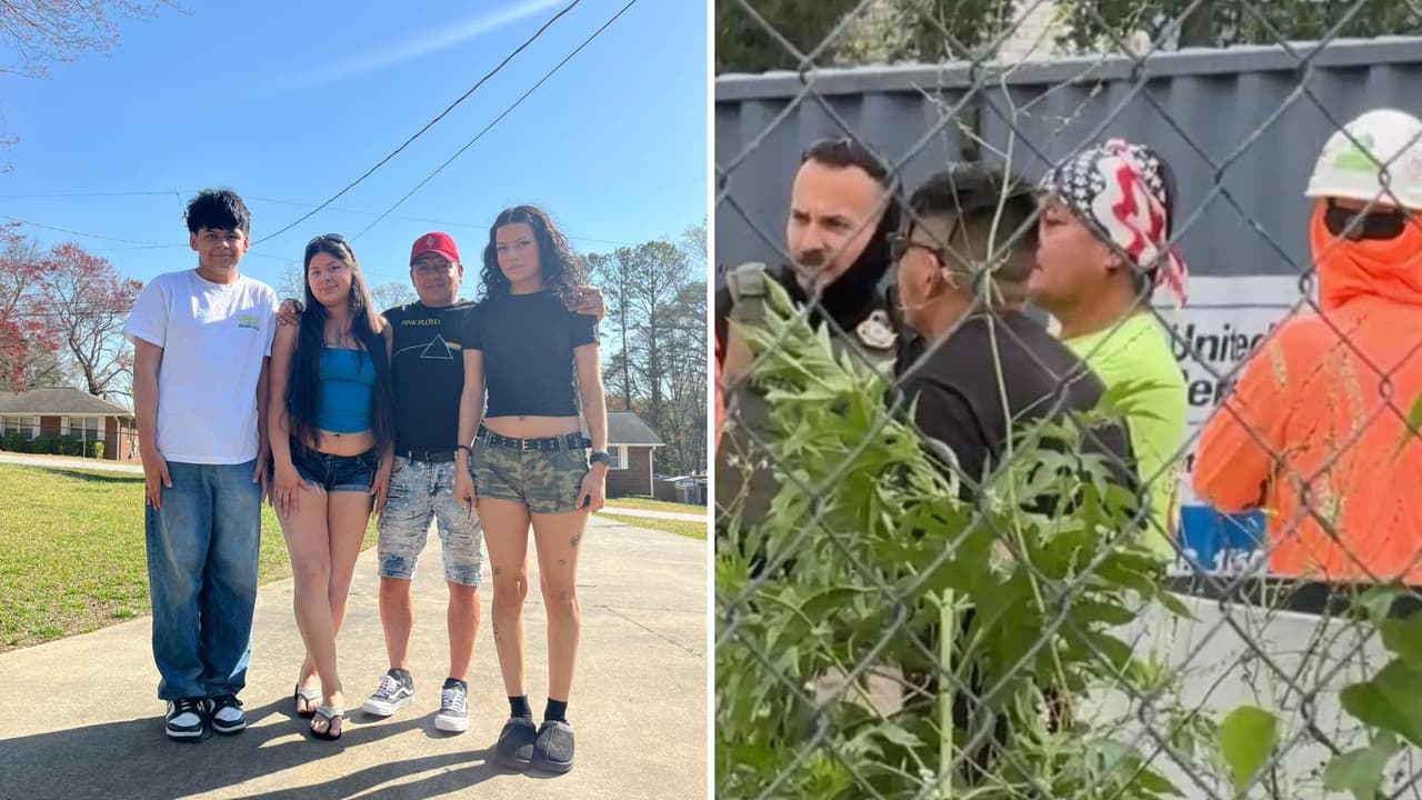 Solo contaban con su papá, y él fue arrestado en una redada de ICE en una obra en Tallahassee