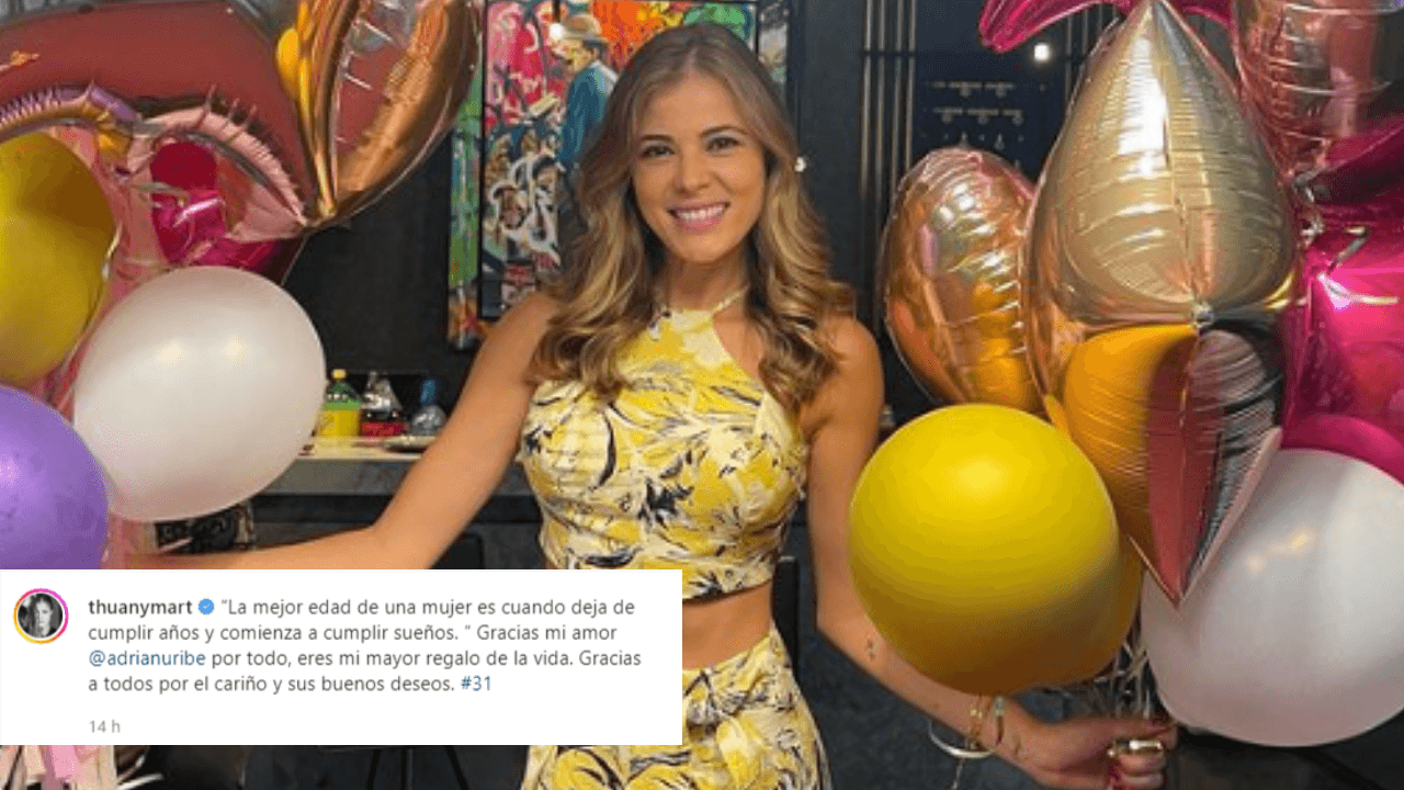 Por su parte,
<b> Thuany Martins</b> publicó las mismas fotografías en su cuenta de Insgragram para agradecer un año más de vida y dedicar un romántico mensaje a 
<b>Adrián Uribe</b>. “
<b>La mejor edad de una mujer es cuando deja de cumplir años y comienza a cumplir sueños.“</b> 
<b>Gracias mi amor @adrianuribe por todo, eres mi mayor regalo de la vida</b>. Gracias a todos por el cariño y sus buenos deseos.", escribió.