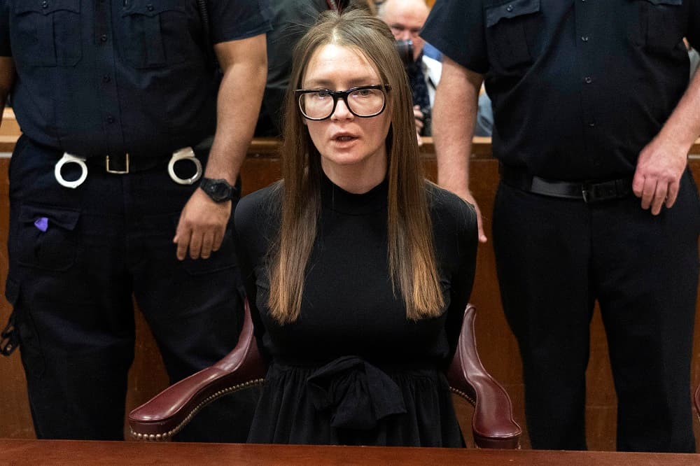 Pero todo se derrumbó para Sorokin
<b> </b>cuando fue acusada a fines de octubre de 2017 por robar "aproximadamente 275,000 dólares a través de múltiples estafas".
<br>