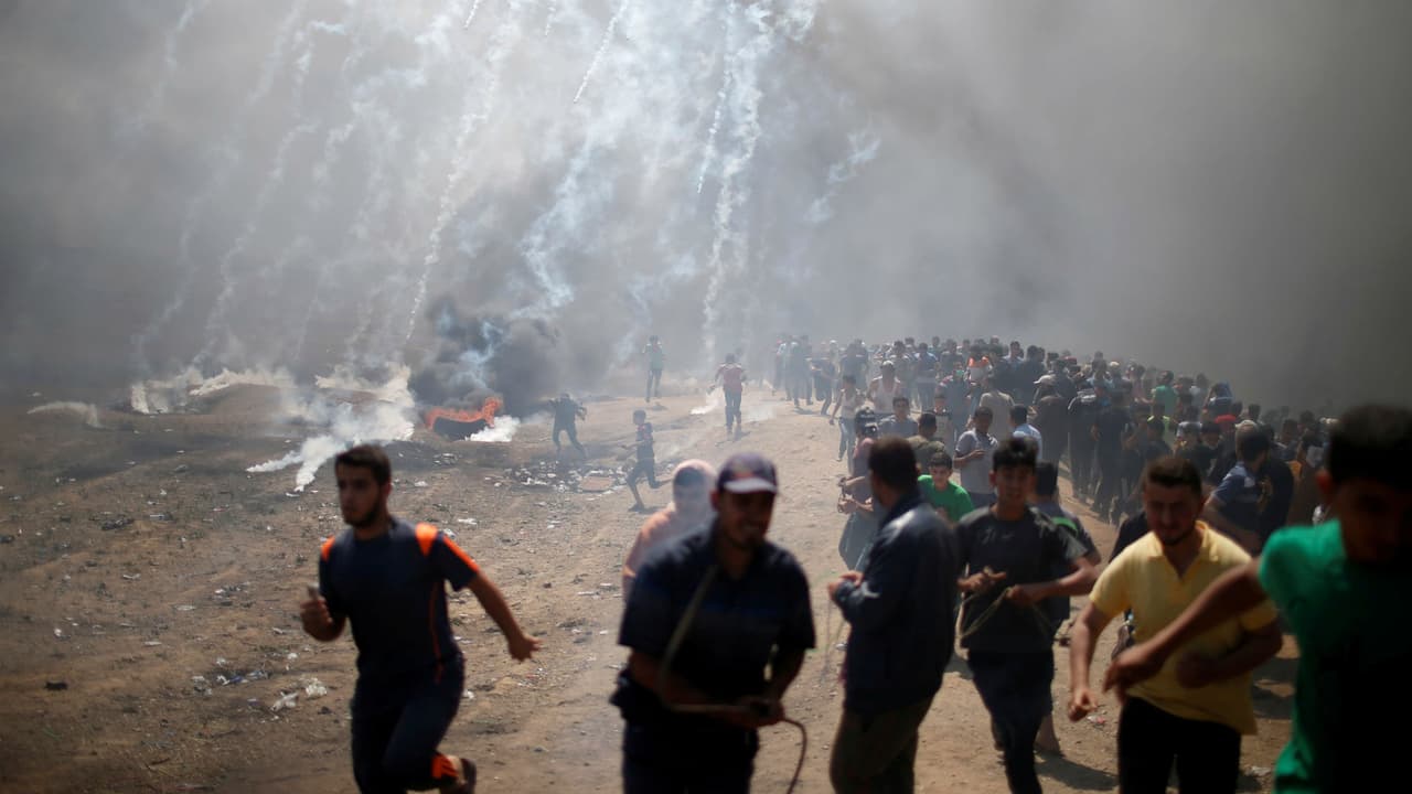 Nueva jornada de protestas en Gaza tras la masacre que dejó cerca de 60 muertos a manos de Israel