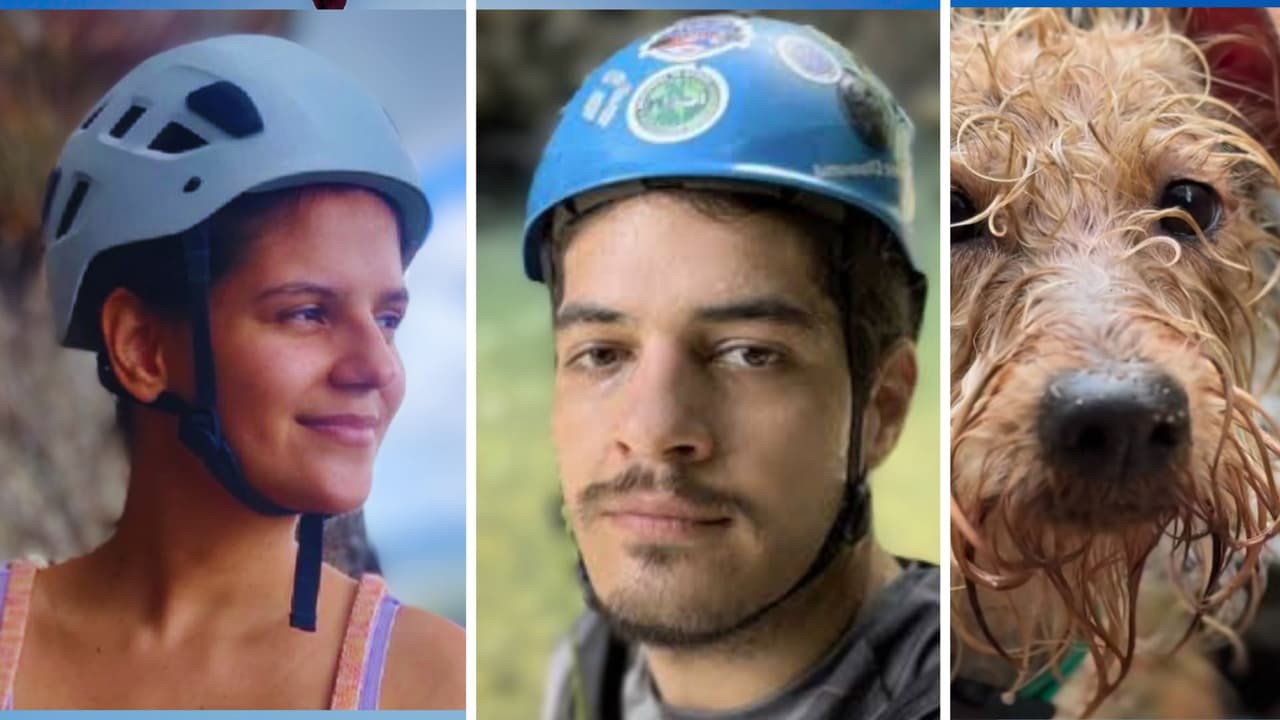 Ella cae y él se lanza al vacío para salvarla: la última aventura de una pareja en Puerto Rico que hacía 'rapelling'