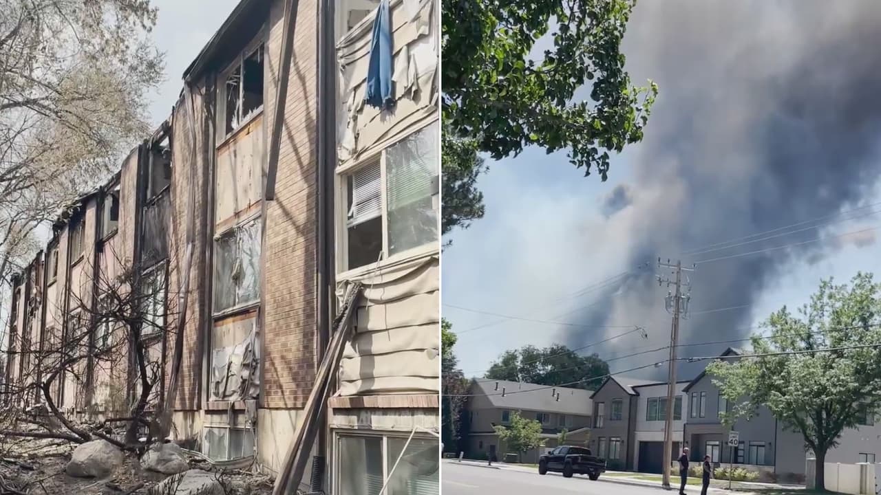 Decenas de desplazados tras el incendio en apartamentos Willow Glen en Millcreek