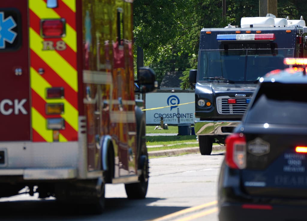 Hombre abre fuego en una iglesia de Michigan y es abatido por un guardia de seguridad: no hubo víctimas fatales