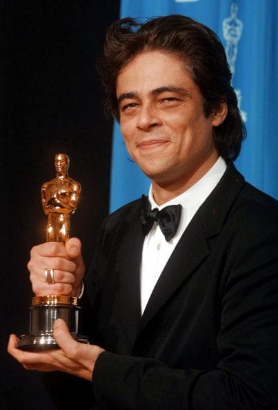 <b>Benicio del Toro</b> ganó su Oscar en 2000, como Mejor actor de reparto, en la película 
<i>Traffic</i>.