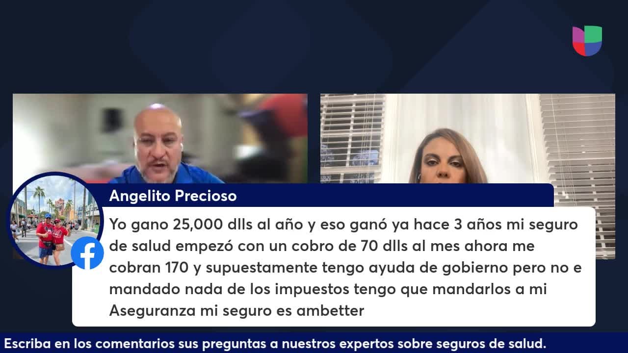<b>¿Qué hacer si su seguro médico subió de precio? </b>Un usuario se contactó durante el foro preguntando por qué su seguro pasó de $70 a $170 si su sueldo sigue siendo el mismo y está recibiendo asistencia del gobierno. Esta fue la respuesta de la asesora.