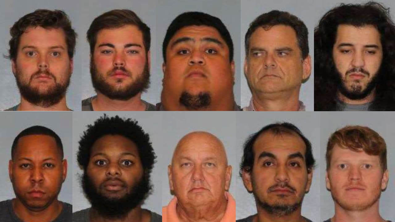 Los detenidos llegaron a un lugar al norte del condado de Hall el viernes 20, luego de agendar citas con quienes creían eran menores de edad o prostitutas adultas, dijo este lunes en un comunicado la 
<b><a href="https://www.hallcounty.org/168/Sheriffs-Office" target="_blank">Oficina del Alguacil</a></b>.