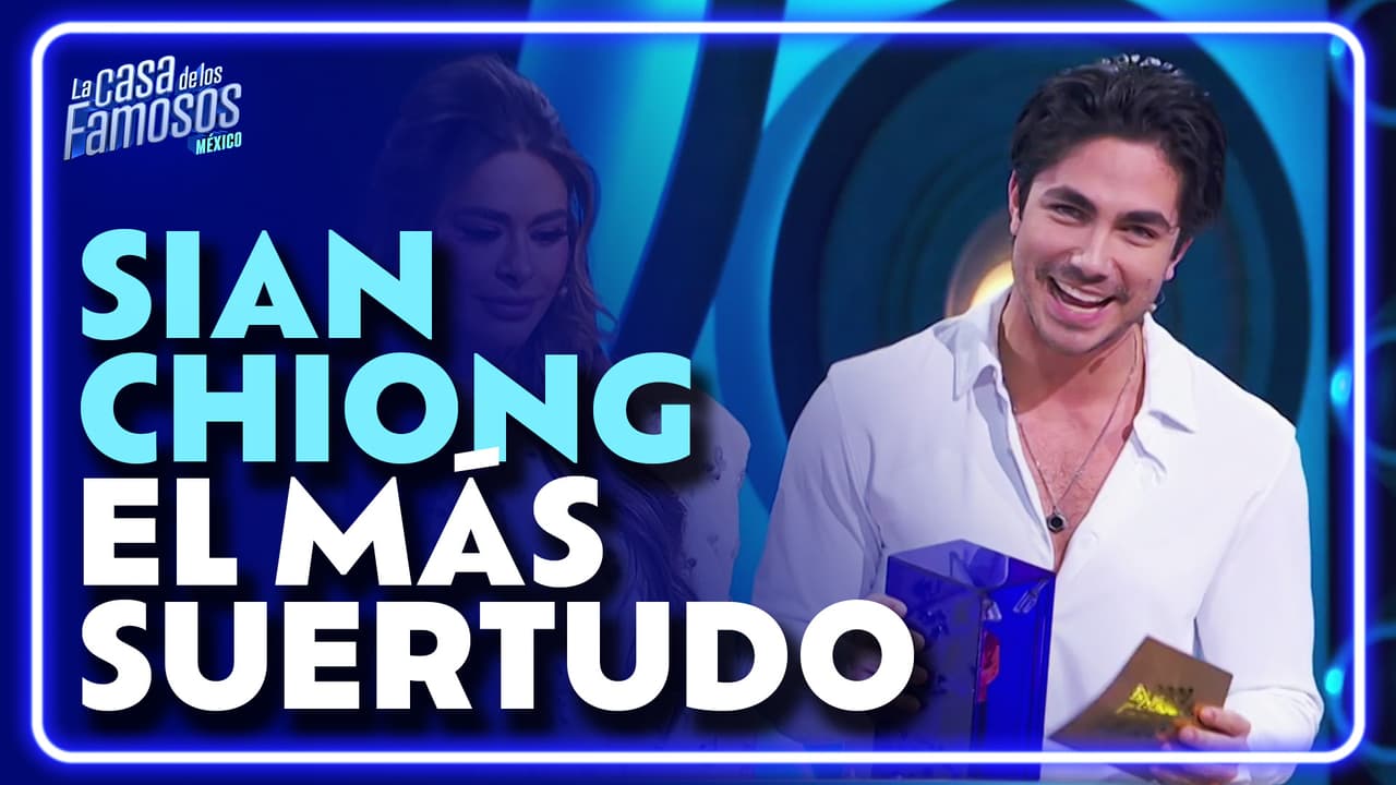 Sian Chiong se lleva el premio al más suertudo de La Casa de los Famosos México