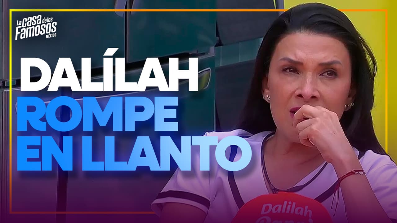 Dalílah se quiebra al recordar su infancia
