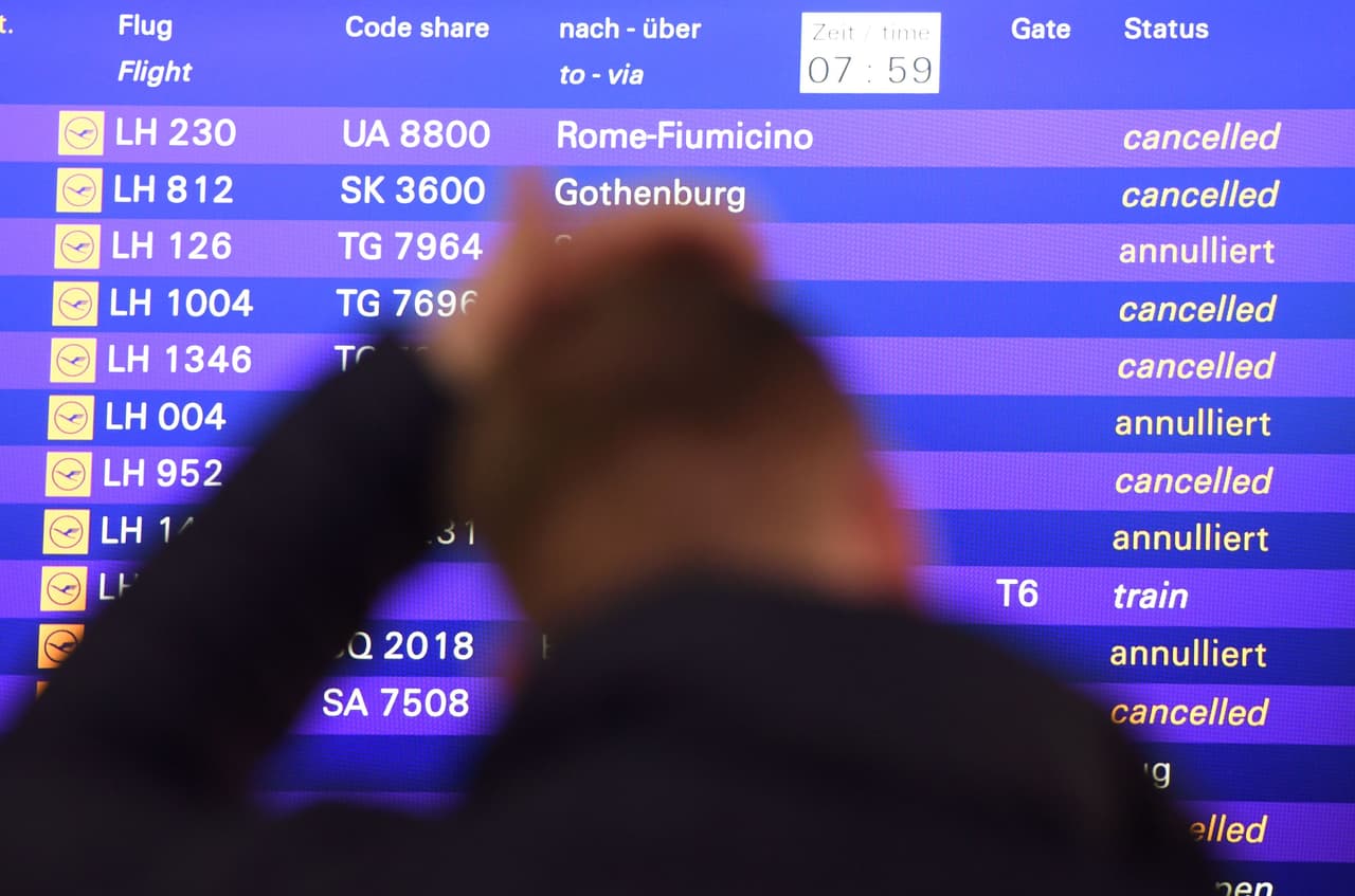 Huelga en Lufthansa afecta a casi medio millón de pasajeros en cuatro días
