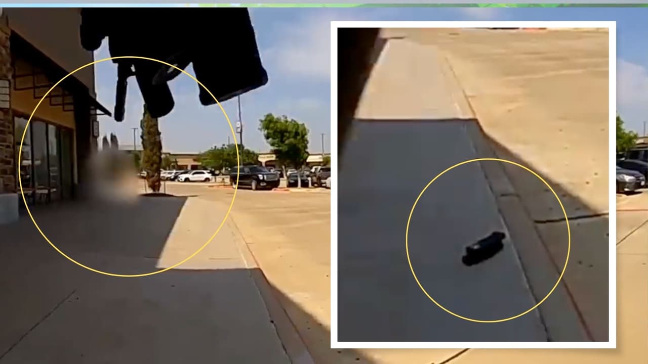 <b>“Es un tiroteo masivo”</b>: Tan solo dos minutos después de escuchar los primeros disparos, el agente se encuentra con 
<b>un visitante que le comenta que se trata de un ataque</b>. El policía tejano le advierte por radio a sus compañeros que 
<b>posiblemente es un tiroteo masivo</b>. En el suelo se observan dos cargadores de las armas del atacante, en promedio cada uno 
<b>tiene una capacidad para 20 balas</b>.