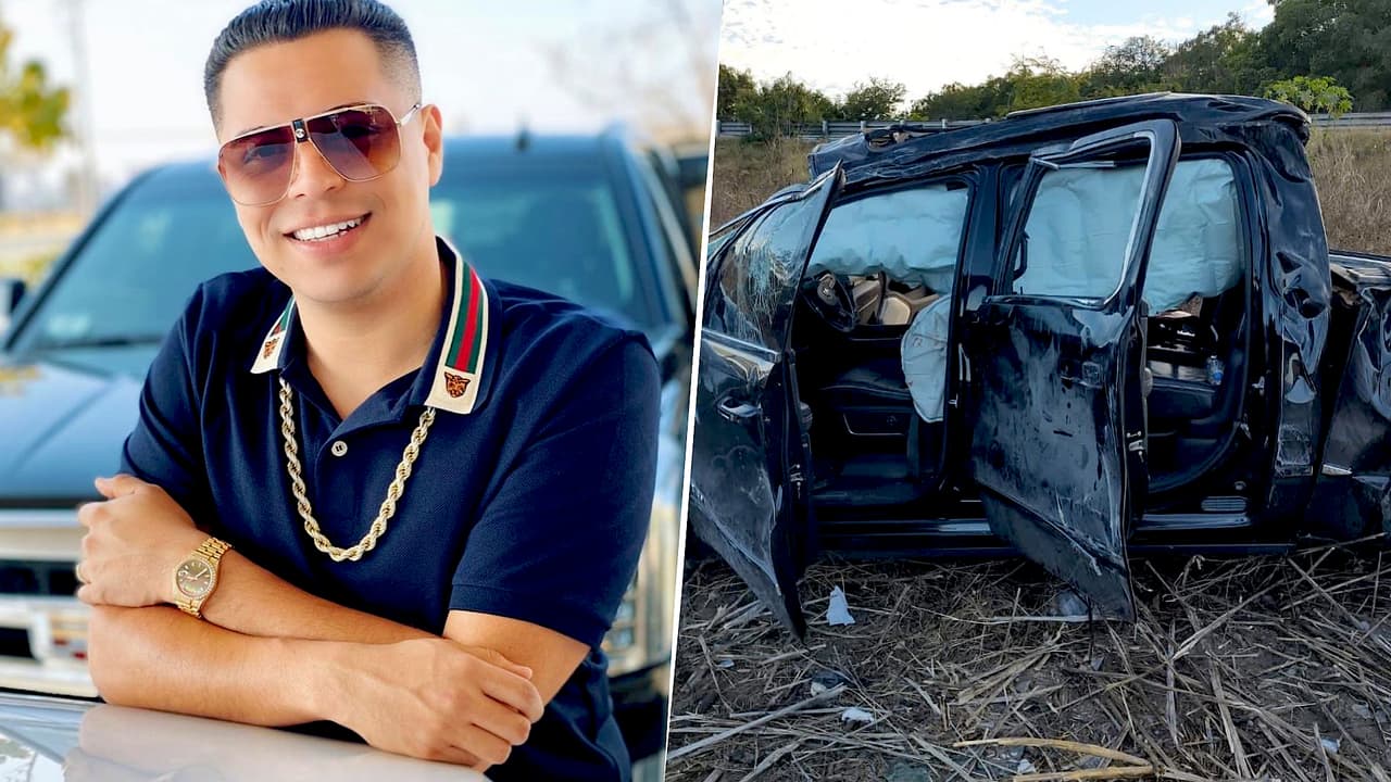 ¿Eduin Caz se accidentó en su camioneta? El cantante contó lo que en realidad sucedió