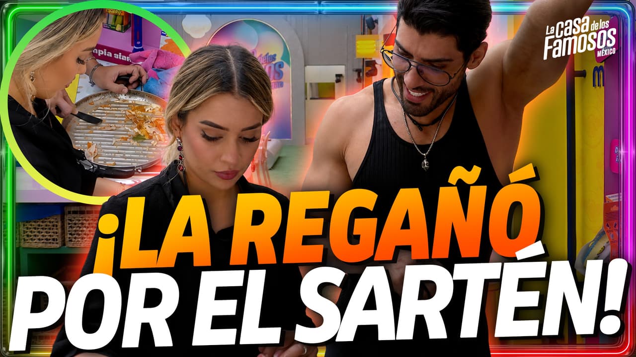 ¡MASAD LA REGAÑA EN LA COCINA Y TERMINA COQUETEÁNDOLE!