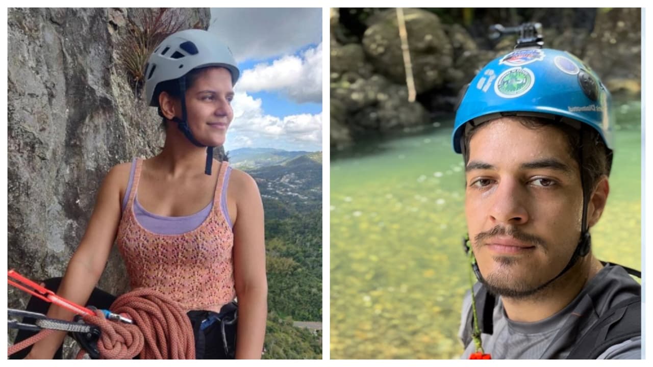 Ella cae y él se lanza a salvarla: la última aventura de una pareja que hacía 'rappelling' en Puerto Rico