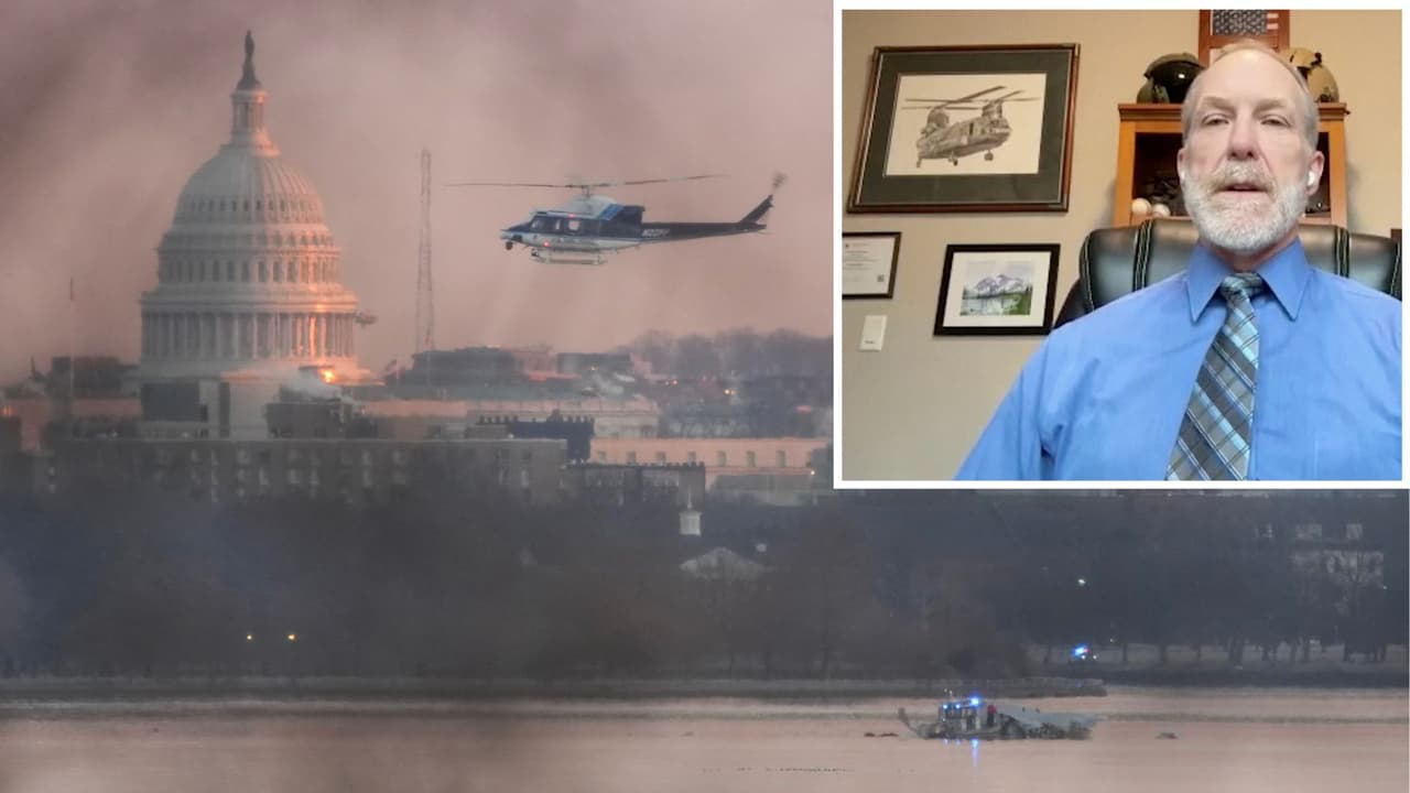  “Tuve el mismo incidente” Expiloto explica lo que hace tan arriesgado el espacio aéreo de DC