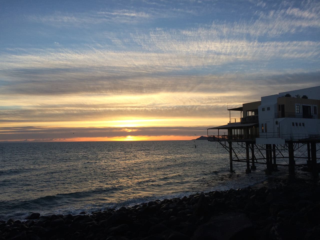 Los atardeceres son espectaculares.