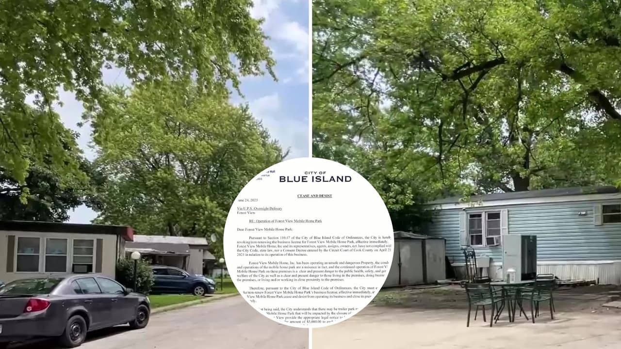 Ordenan el desalojo del parque Forest View y residentes de casas móviles temen quedar sin hogar