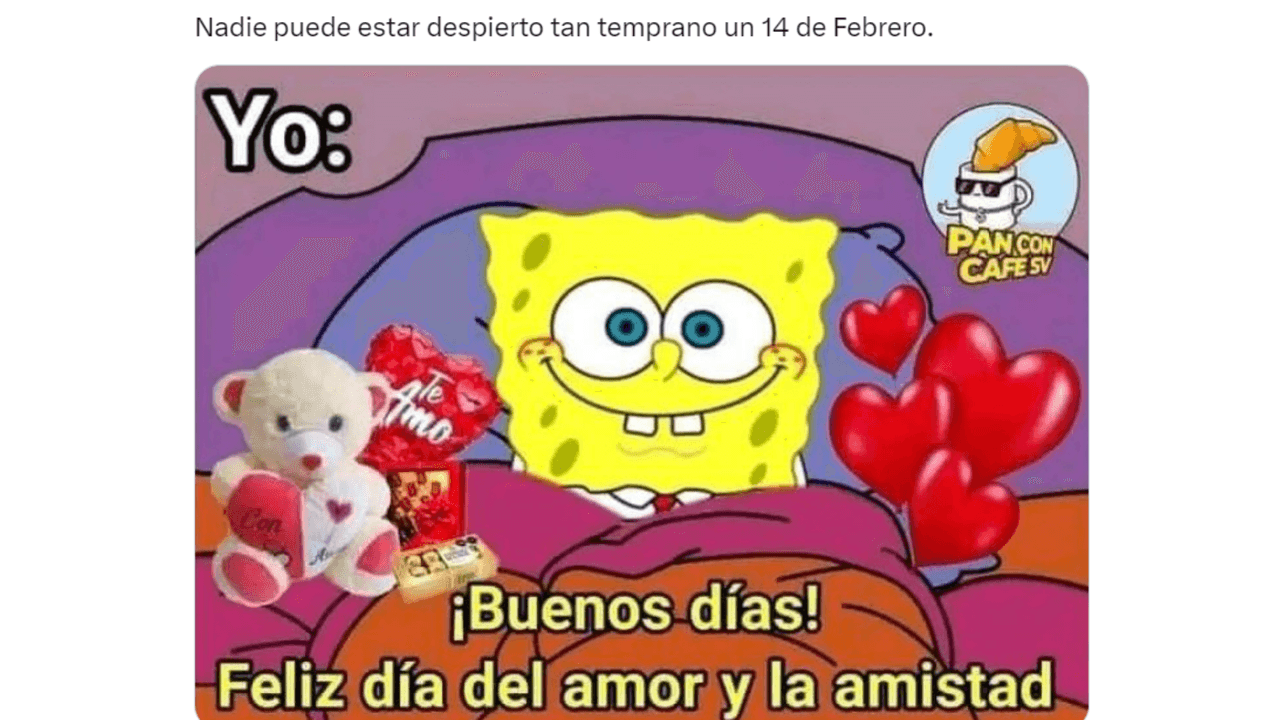 Con memes, redes sociales celebran el Día de San Valentín.