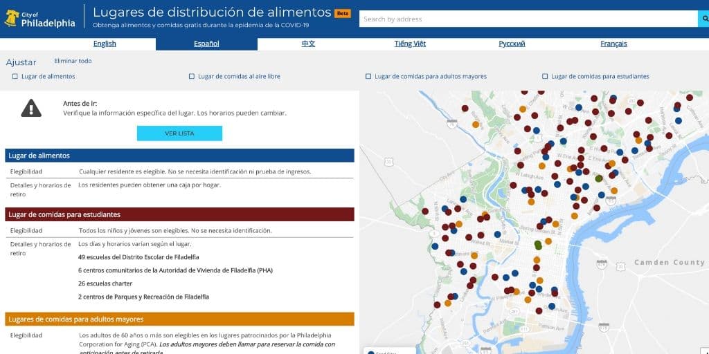 Todo lo que debes saber sobre distribución de alimentos en Filadelfia 