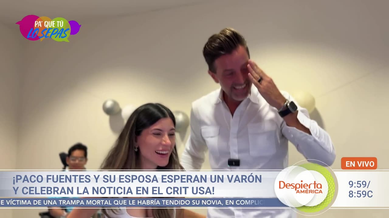 ¡El primer Gender Reveal en el CRIT USA con Paco Fuentes y Mariel De León!