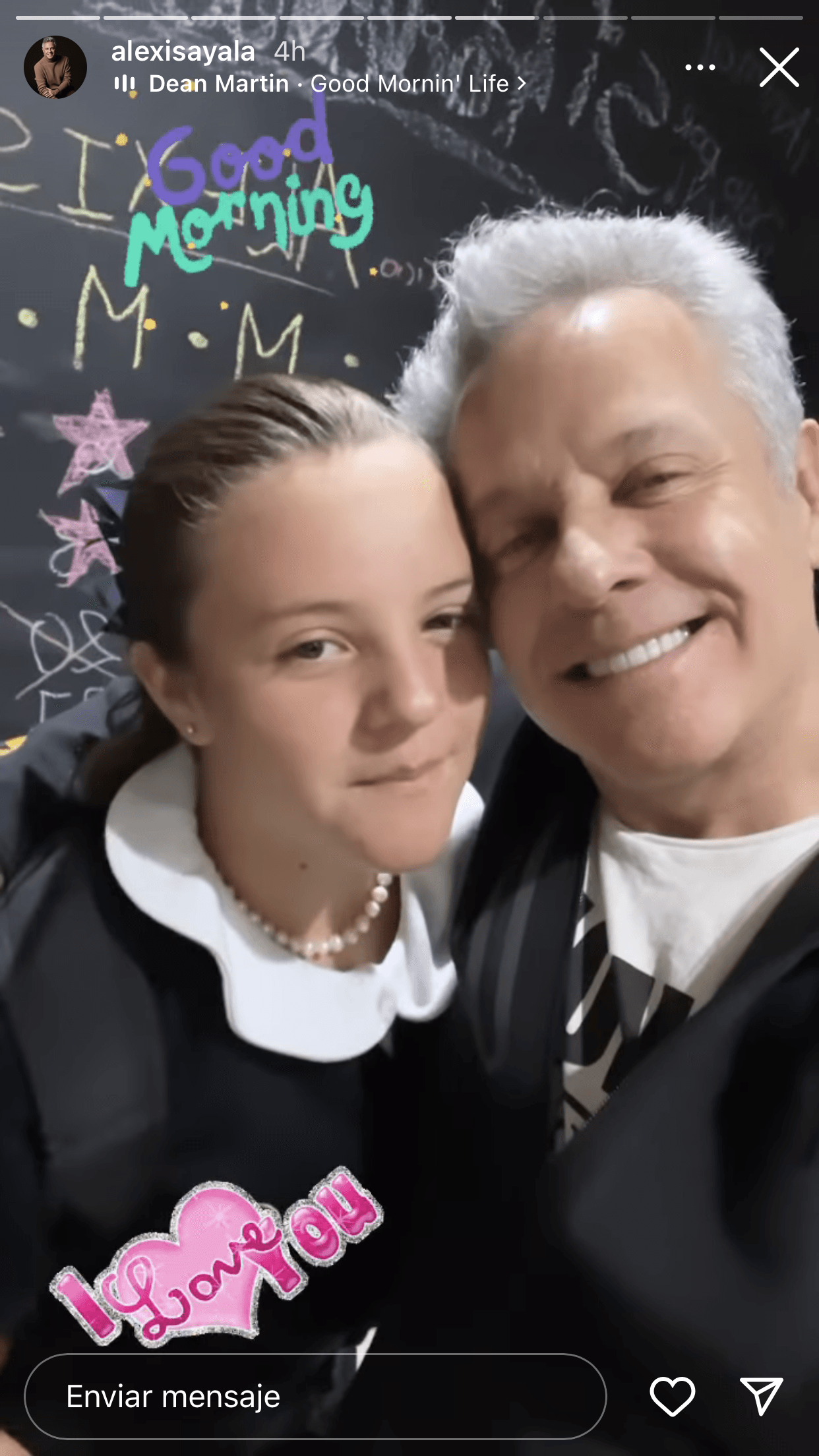 "Y qué bueno que cada uno pueda buscar su 'sí' y que pueda ser feliz y que ella se dé cuenta que lo que tiene que tener en la vida es respeto para ella misma", compartió. 
<br>
