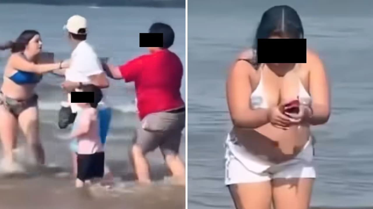 En los videos que circulan en redes sociales se observa el momento en que 
<b>un grupo de personas enfrenta y trata de detener a las dos mujeres que iban a bordo de la moto acuática</b>, quienes aparentemente intentaban huir del lugar. De acuerdo con los documentos judiciales, se trata de 
<b>Daikerlyn Alejandra González González, identificada como la conductora</b>, vestida con traje de baño azul con diseño negro, y 
<b>Clerismar Colina Lugo, quien iba como pasajera</b>, usando traje de baño y shorts blancos.