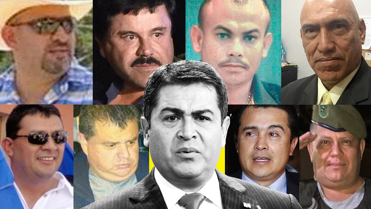 Dos coacusados clave en el caso de drogas del expresidente hondureño cambian su declaración a culpable