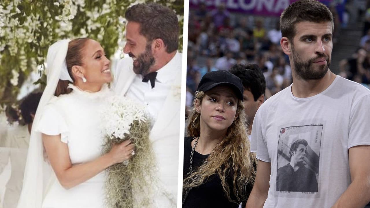 Jennifer Lopez y Shakira encabezaron las bodas y rompimientos que marcaron el 2022