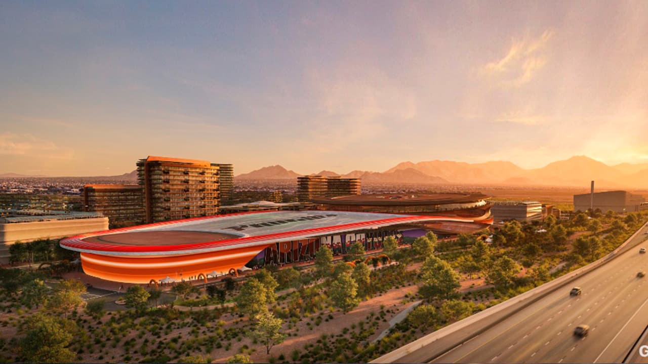 El equipo de hockey 
<b>Arizona Coyotes</b> mantiene sus planes de construir una arena para juegos como local en el área de Phoenix, y este día filtró algunas imágenes de cómo luciría su nueva casa.