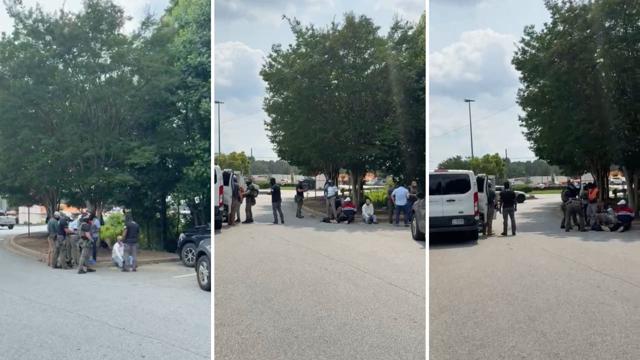 Agentes federales arrestan a jornaleros afuera de un Home Depot en Metro Atlanta