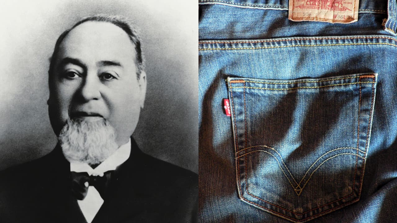 <b>Levi Strauss. </b>El creador del producto más americano que uno pueda imaginar, los vaqueros Levi's, emigró de Baviera a Estados Unidos en 1847 sin hablar inglés. En San Francisco montó una pequeña tienda donde vendía ropa. Pronto descubrió que los trabajadores de las minas destrozaban los bolsillos de los pantalones y en 1883 patenta el remache para estas prendas. Ese famoso remache dorado si hizo un símbolo del pantalón resistente, del lejano oeste, la aventura y la calle.