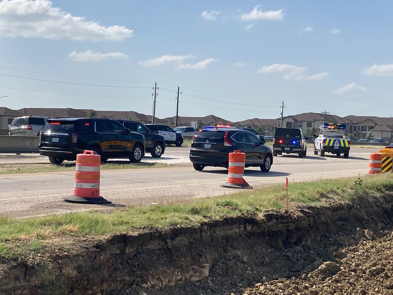 Las autoridades cerraron parte de la autopista I-35 con dirección norte a la altura de la salida Heritage Trace.