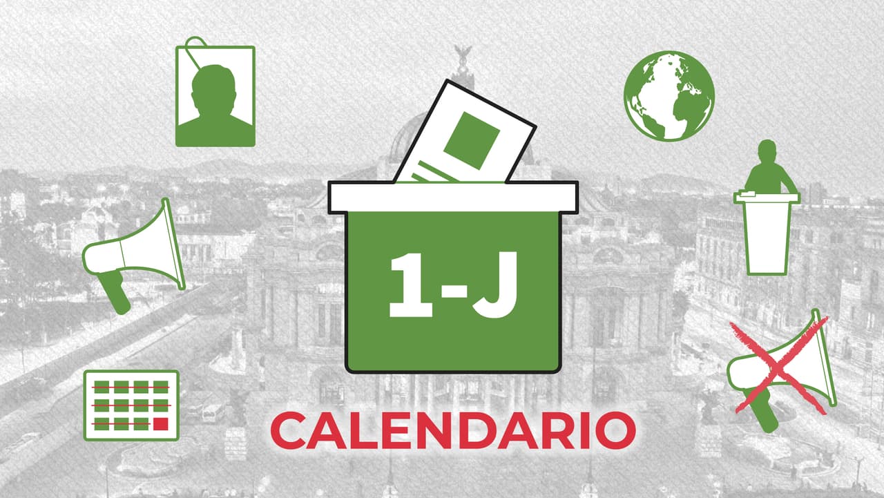 Calendario electoral: estas son las fechas clave para los comicios en México