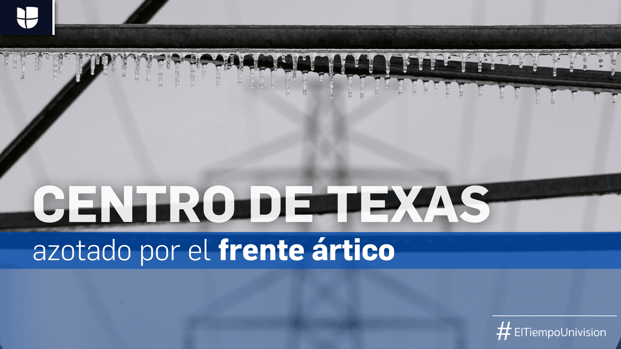 Frente Ártico: El Centro de Texas bajo temperaturas congelantes y con posibilidad de precipitación invernal