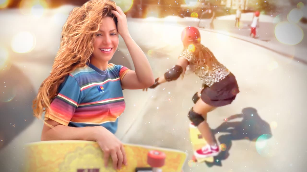 Shakira muestra sus habilidades en la patineta... pero el video tiene un final inesperado