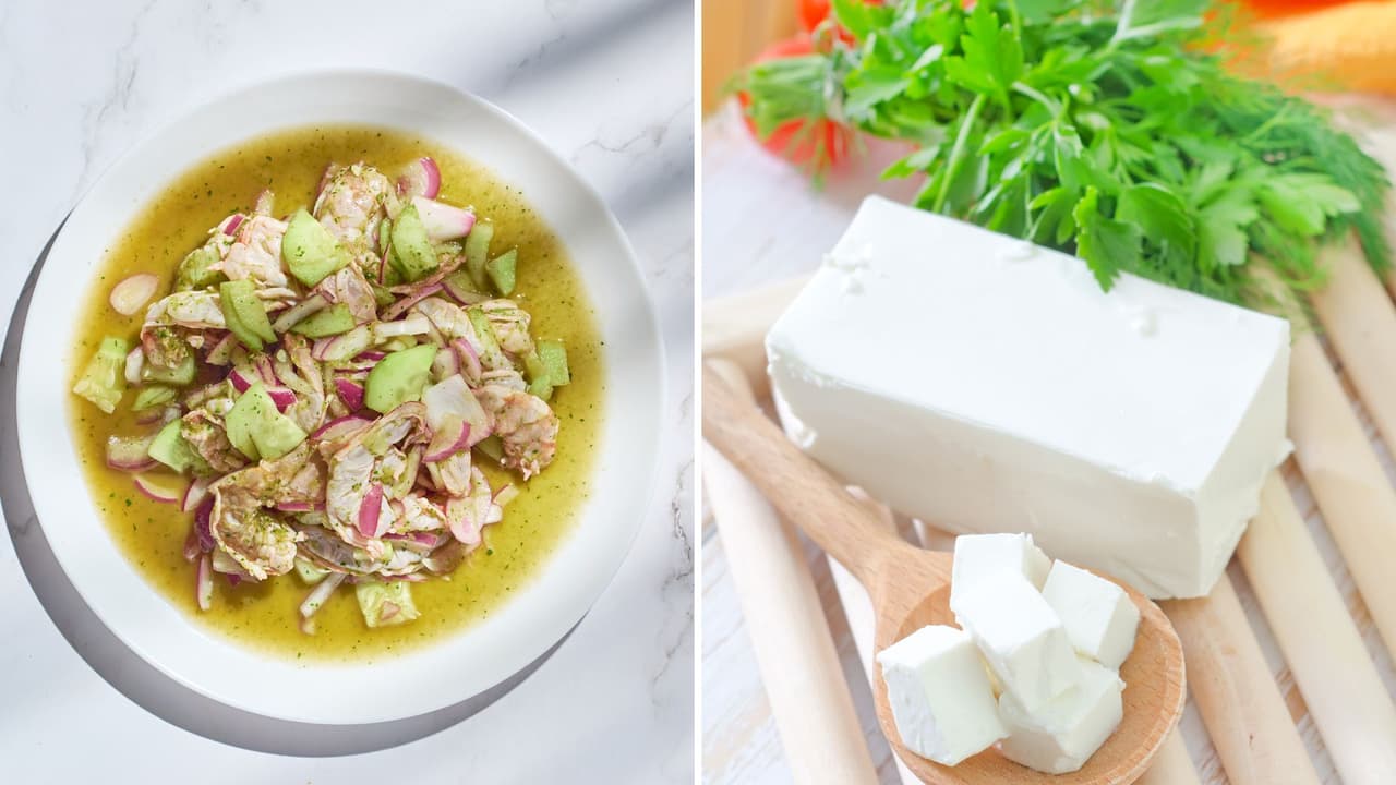 Receta de aguachile de queso con pocos ingredientes