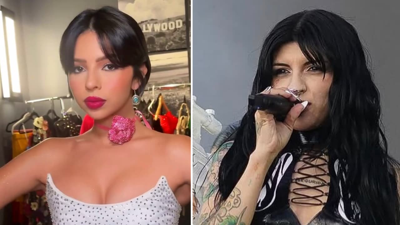 ¿Ángela Aguilar supo sin querer del ovacionado regreso de Cazzu? Becky G pudo haberla enterado así