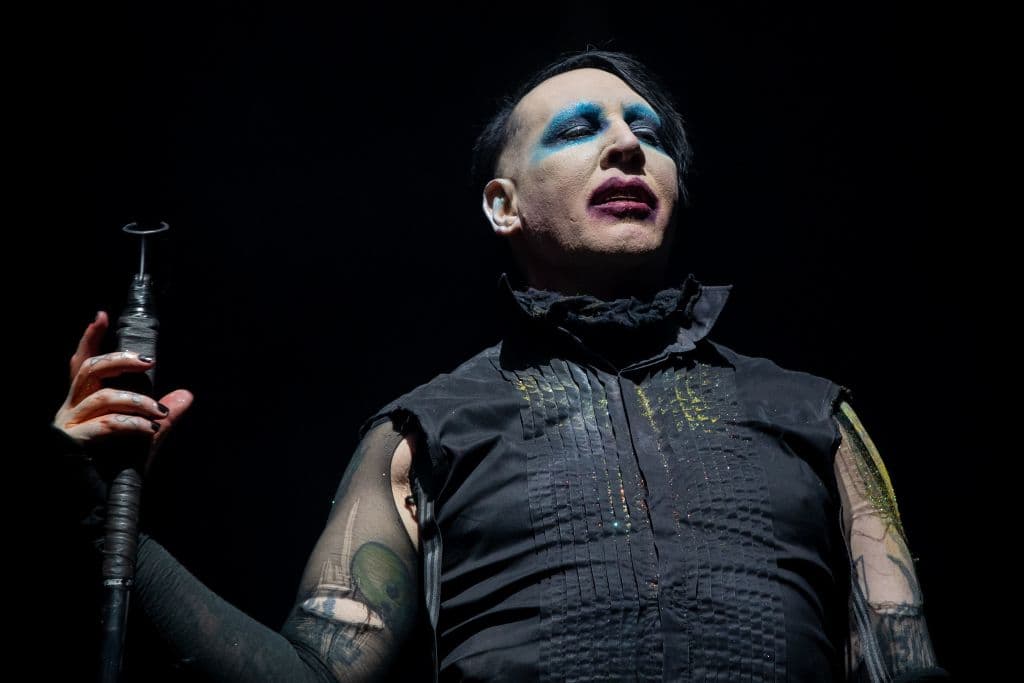 Marilyn Manson durante un concierto en el Astroworld Festival en NRG Stadium el 9 de noviembre de 2019 en Houston, Texas.