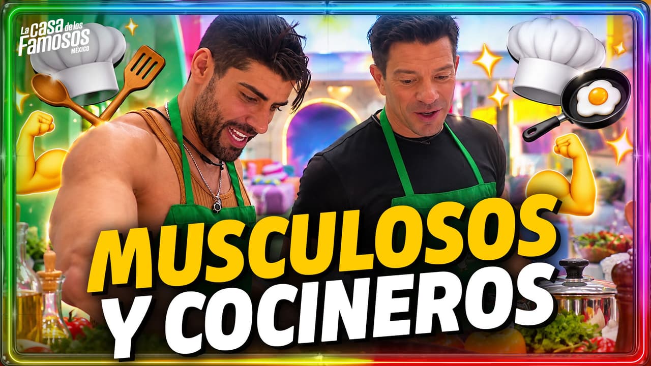 Masad y Yahir preparan la comida para todos