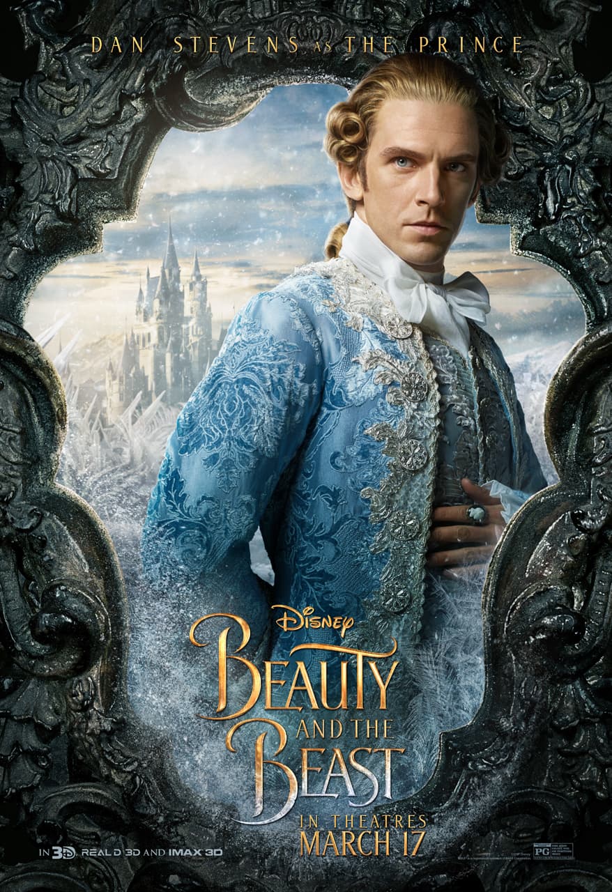 Dan Stevens como el príncipe