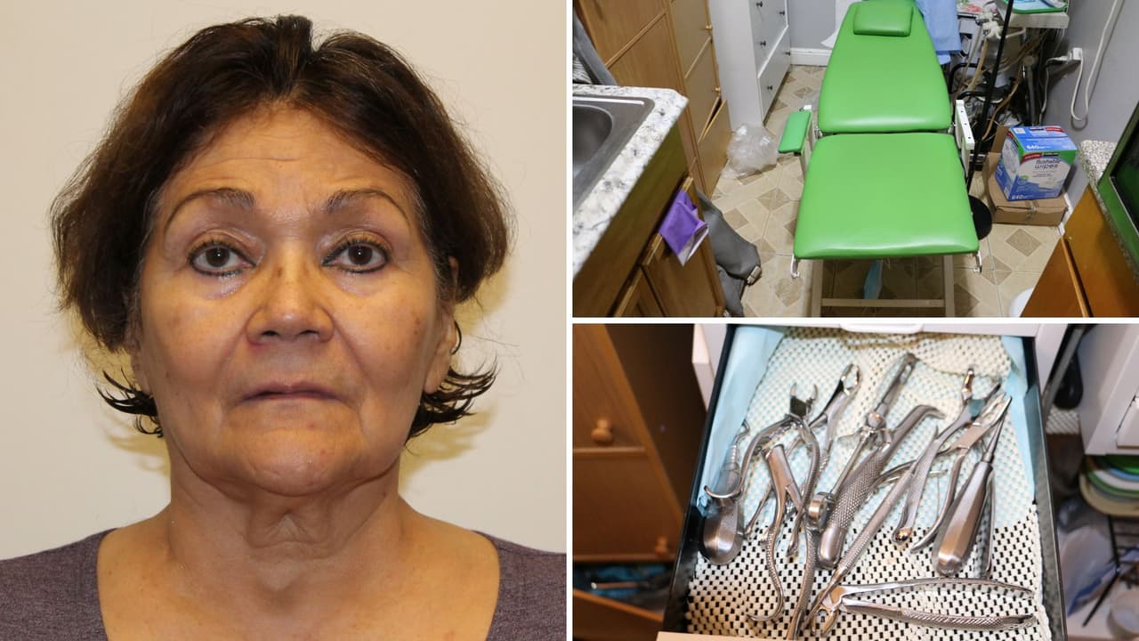 Mujer tenía consultorio dental improvisado; es acusada de realizar procedimientos en la cocina de su apartamento
